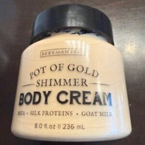 Beekman's Pot of Gold Shimmer Body Cream 8 oz